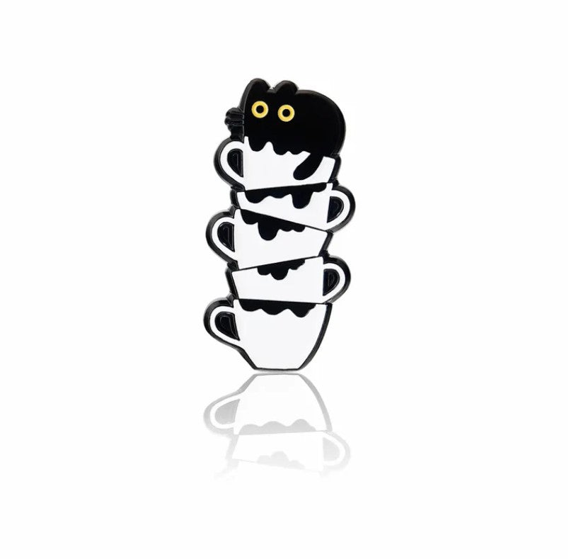 Black cat black coffee