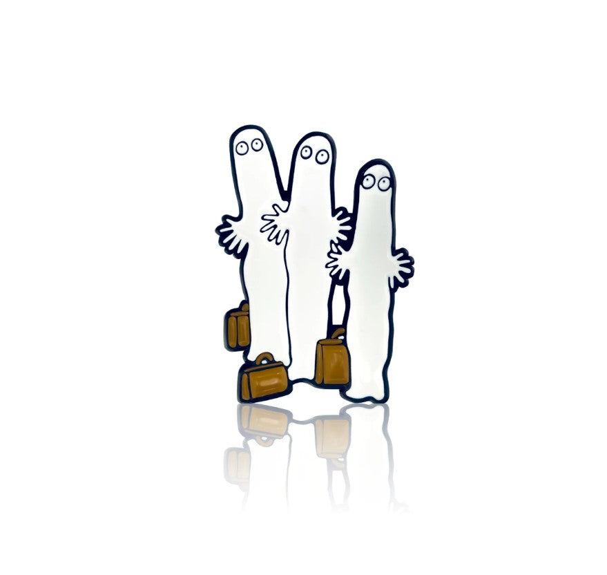 Hattifatteners enamel pin