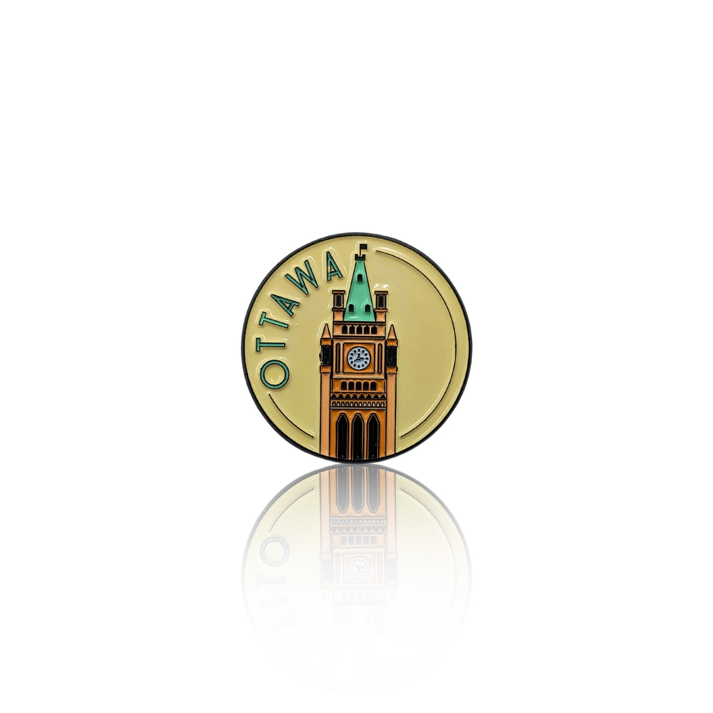 Peace Tower enamel pin, Ottawa, Canada