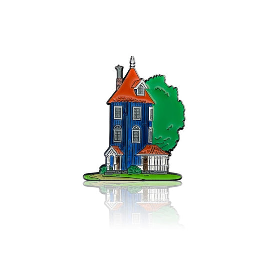 Moominhouse enamel pin