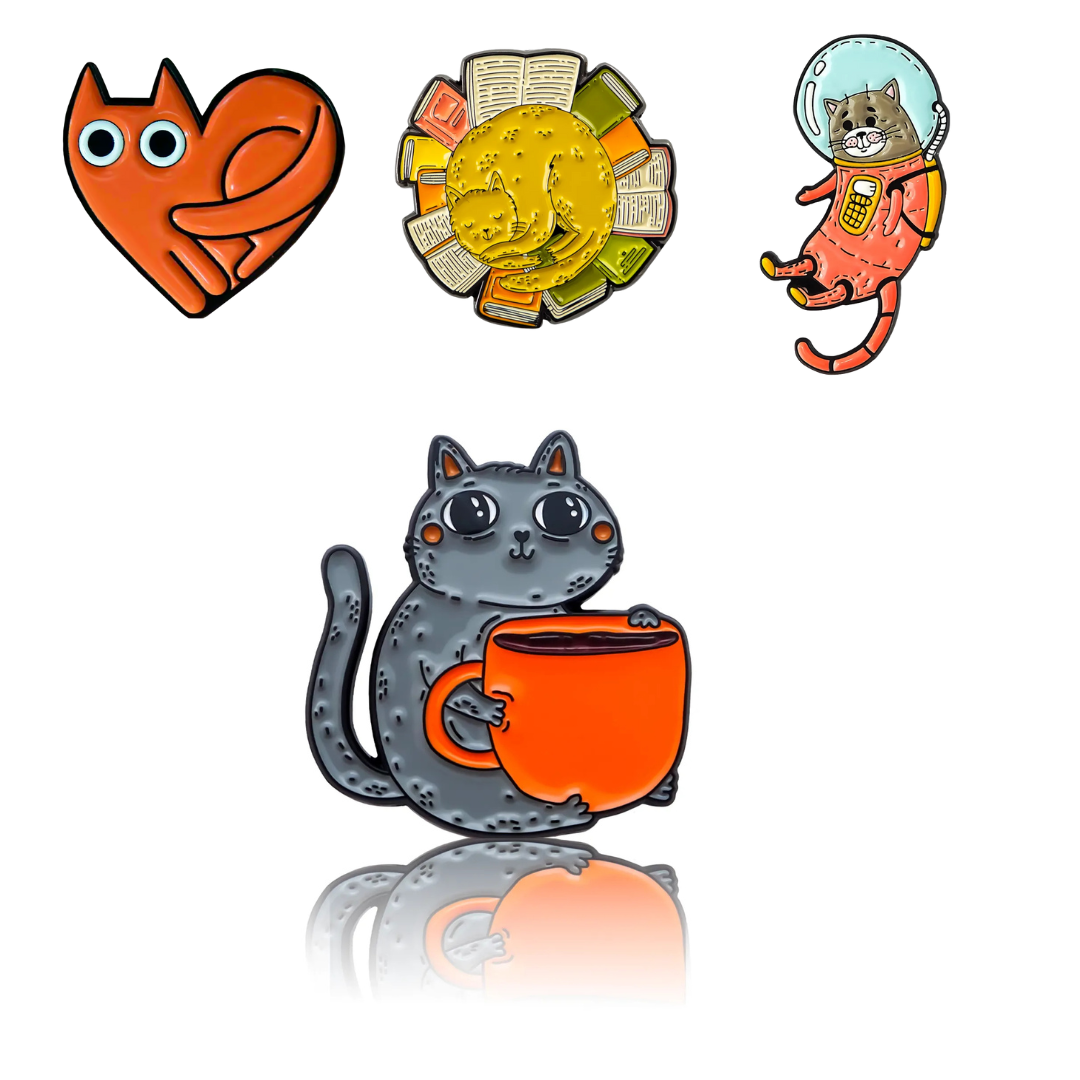 Funky Cats 😺 | Pin Bundle | 4 Custom Pins