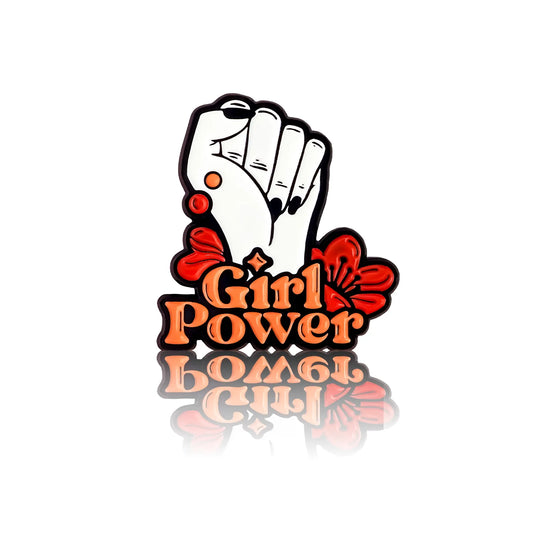 Clutched fist with the inscription Girl Power