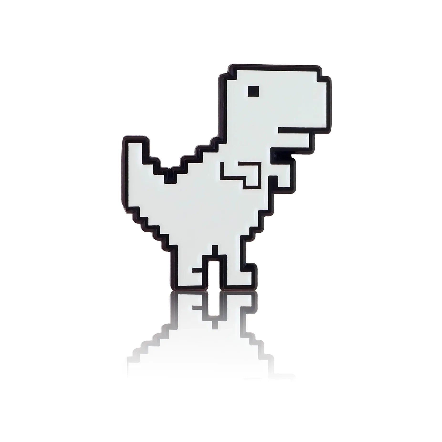 pixelated dinosaur