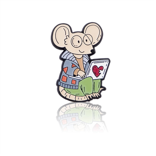 Mouse with a laptop