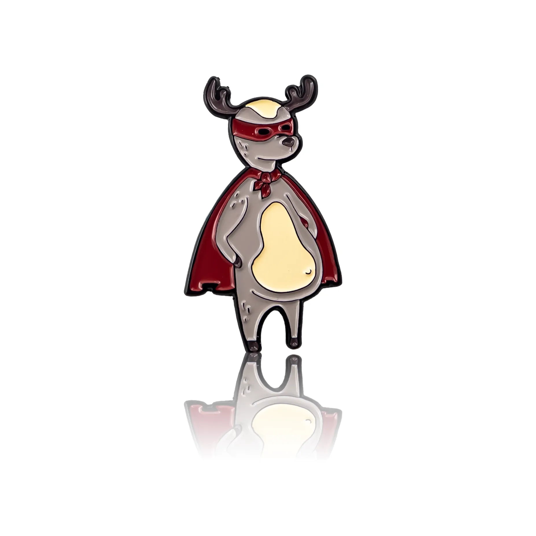 Deer in a superhero costume