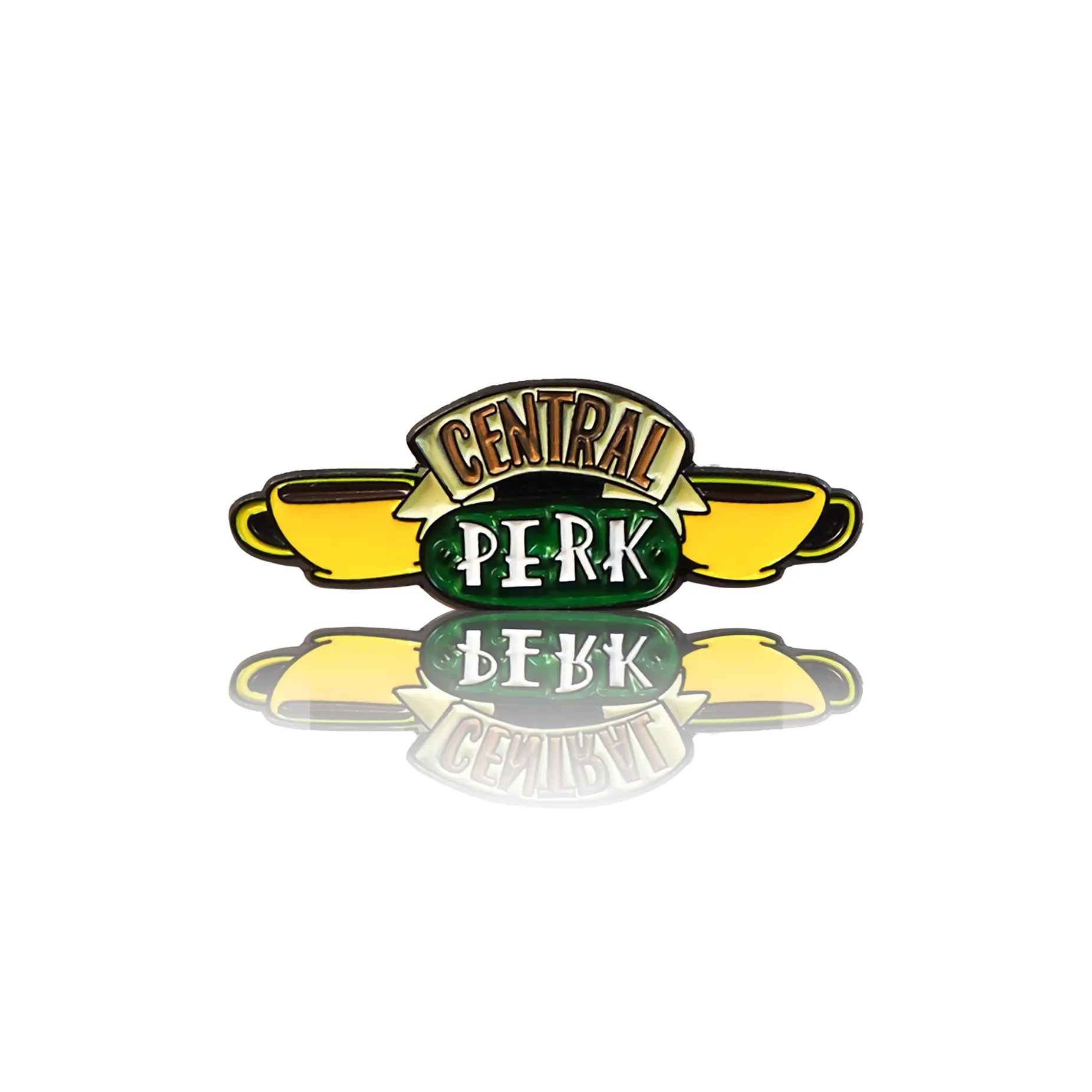 The café logo "Central Perk" from the TV show F.R.I.E.N.D.S