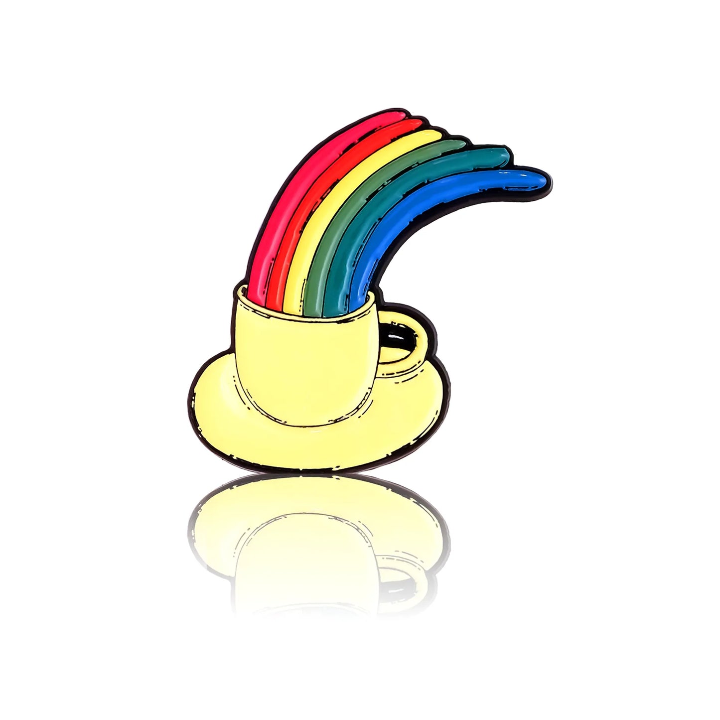 rainbow in a cup