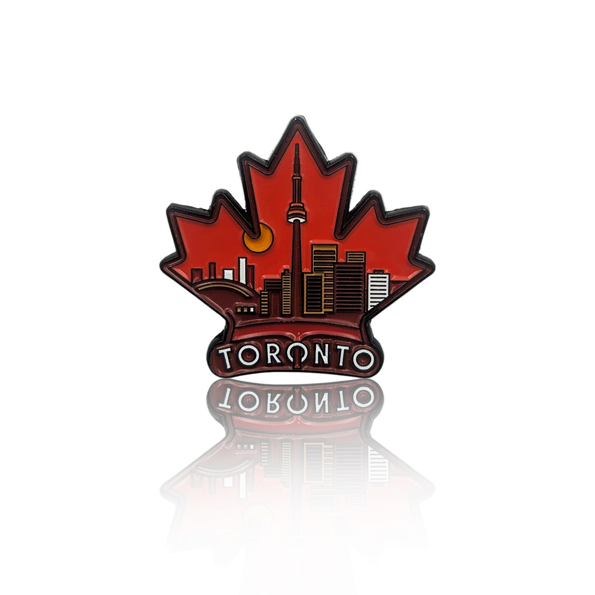 Toronto Pin Toronto Maple Leaf Enamel Pin | City Skyline Pin by PINBOX – thepinbox